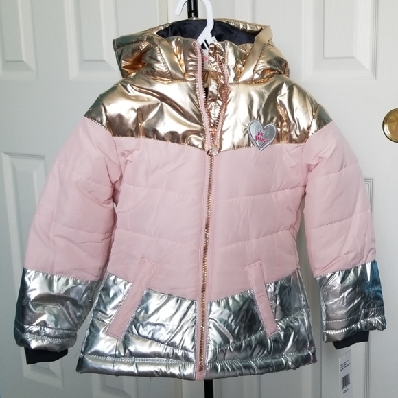 Betsey Johnson Jackets & Blazers - NWT-Betsey Johnson, Rose Gold, Pink, & Silver Coat